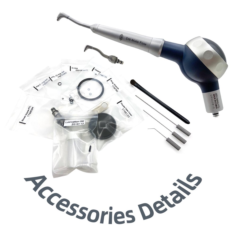 Dental equipment medical 360 degree high quality M&Y Dental air prophy unit teeth cleaning mate flow PTL coupling dentists tools