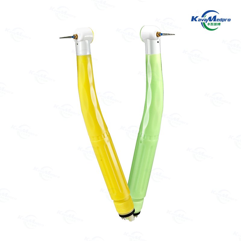 Disposable High Speed Turbine Dental Drill Colorful Disposable Anti-infection Dental Handpiece