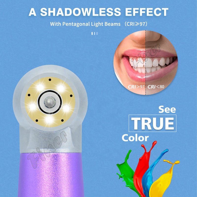 handpiece with generator led dental turbine high speed handpiece 2/4 holes