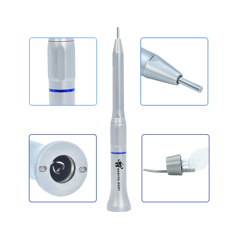 40000RPM Dental E type connection Osteotomy Handpiece 1:1 Speed Increasing Surgical External Water Spray Straight Handpiece