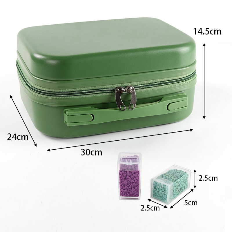 New Product Portable 100 Square Bottles Portable Storage Box Diamond Painting Embroidery Crafts Accessories Tools