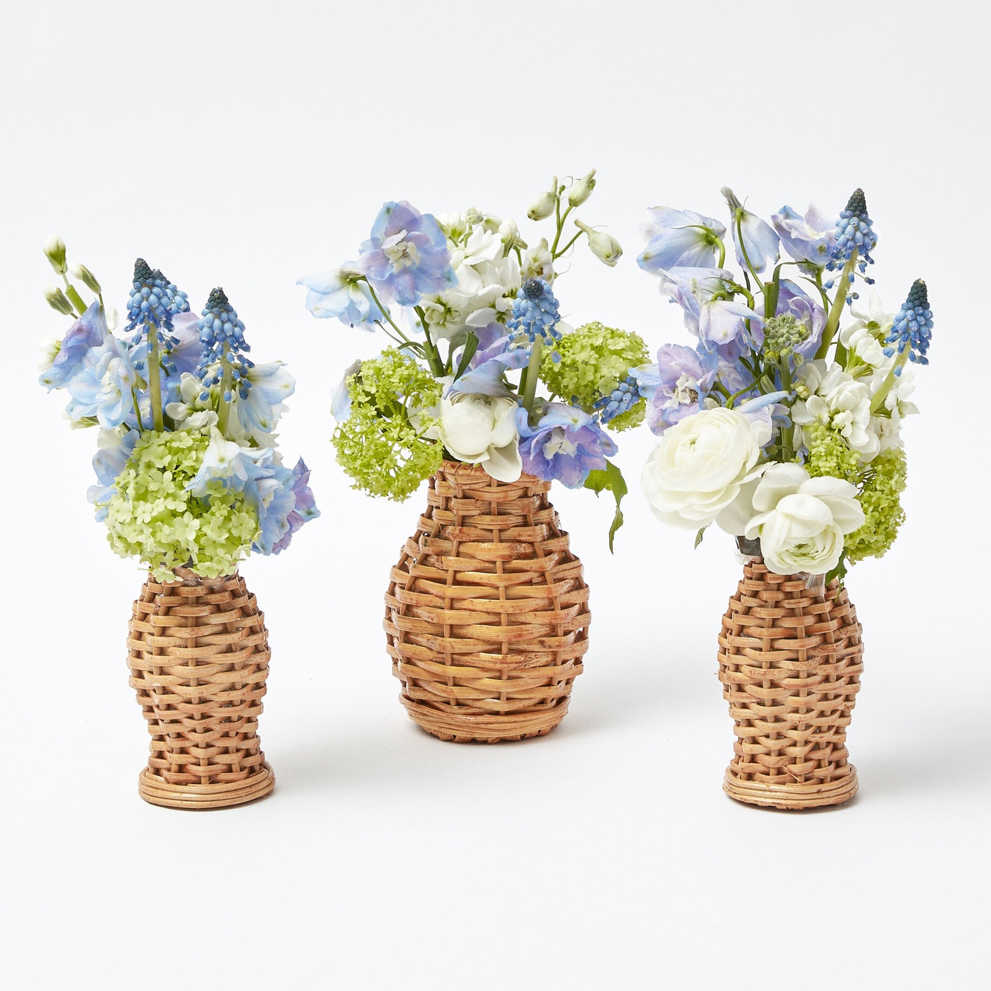Tienphong Wholesale Modern Mini Natural Rattan Vase (Set of 3) - Natural Rattan Gifts for Her Him Family