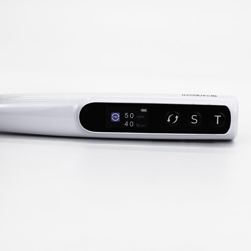 Fully automatic wireless digital display dental implants electric torque dental handpiece