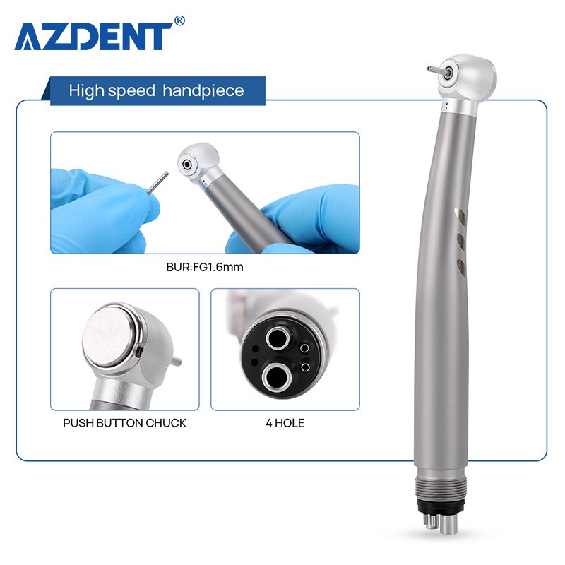 Top Quality Dental High & Low Speed Handpiece Turbine Kit with Contra Angle Air Motor