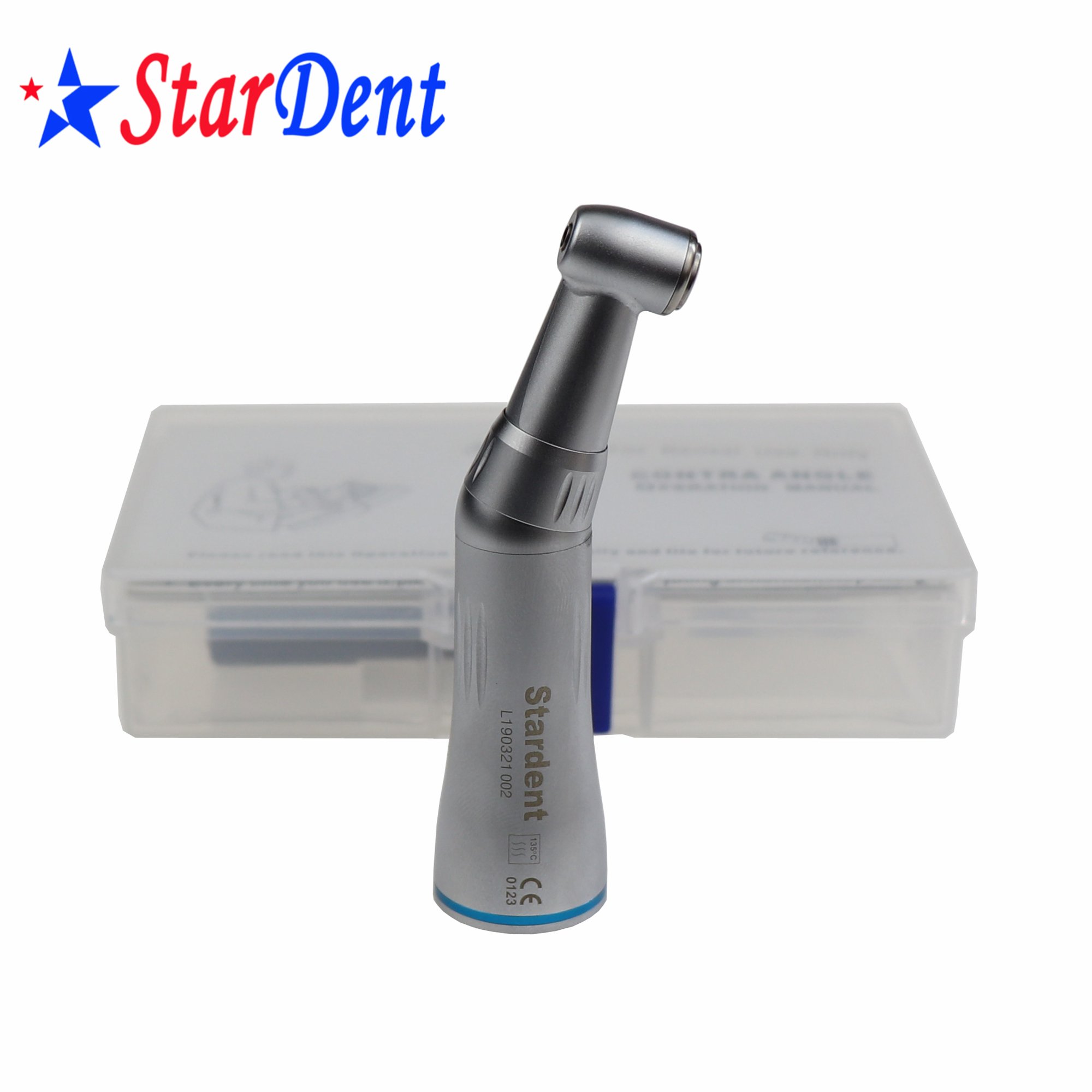 Dental use Dental Internal Water Spray Low Speed Contra Angle Stainless Steel Contra Angle With OEM Logo For Dentist