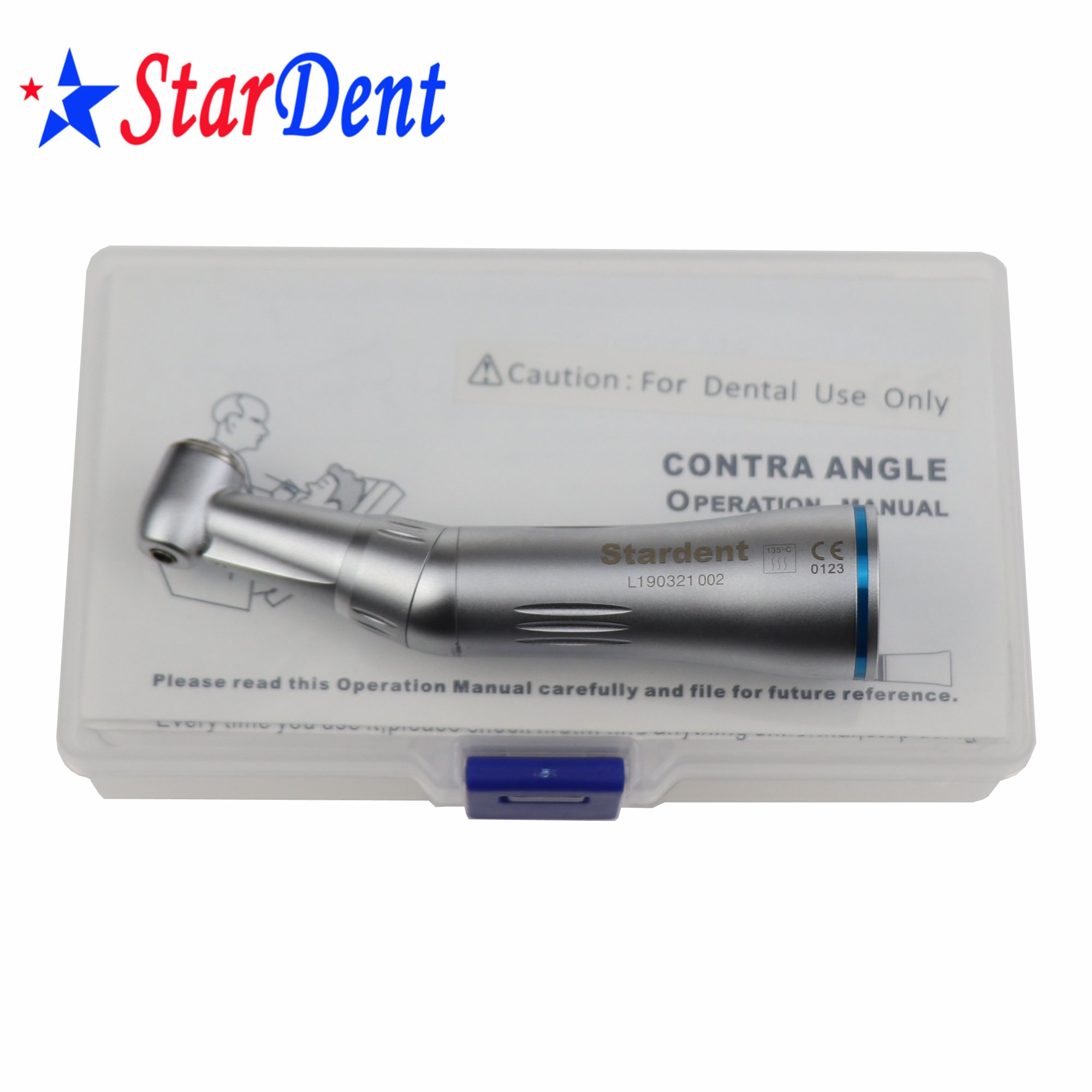 Dental use Dental Internal Water Spray Low Speed Contra Angle Stainless Steel Contra Angle With OEM Logo For Dentist