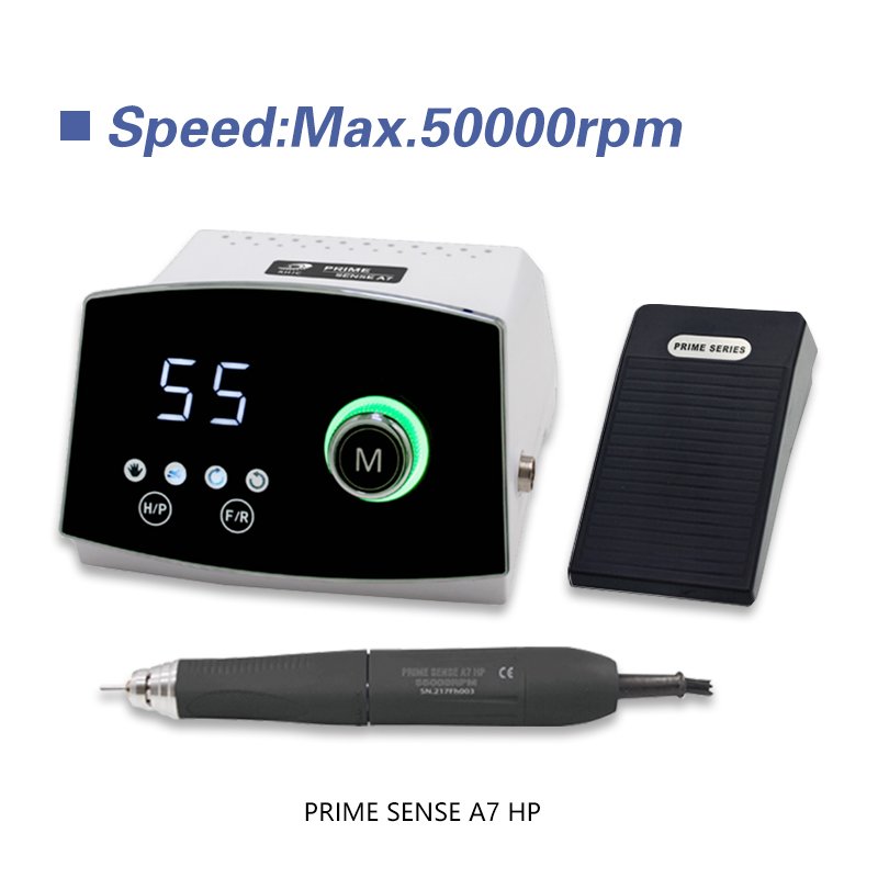 Prime Sense A7 High Efficiency 55000rpm Brushless Dental Lab Micomotor Jewelry Grinding Polishing Strong Micro Motor Handpiece