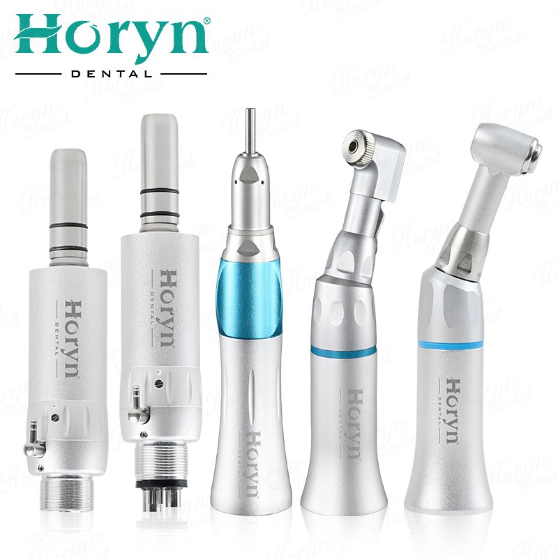 1 Set Dental Low Slow Speed Handpiece Latch 2.35MM Contra Angle/Straight/Air Motor 2/4 Holes Handpiece E-type Kit