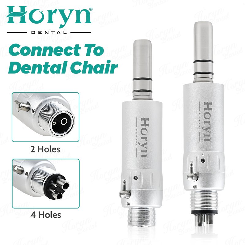 1 Set Dental Low Slow Speed Handpiece Latch 2.35MM Contra Angle/Straight/Air Motor 2/4 Holes Handpiece E-type Kit