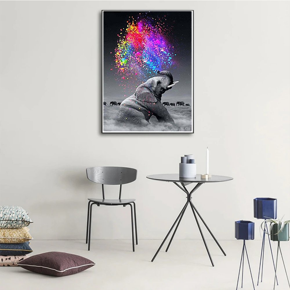Diamond Painting Accessories Elephant Full Drill Low Price Small Size DIY Diamond Art Kit Animal Factory Sales Mosaic Embroidery