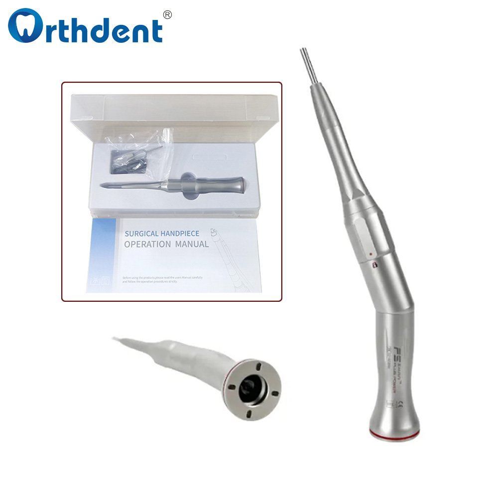 Dental 1:2 Handpiece Speed Increasing Bone Cutting Micro Surgical Operation Contra Angle Surgery Straight Implant Dentist Tools