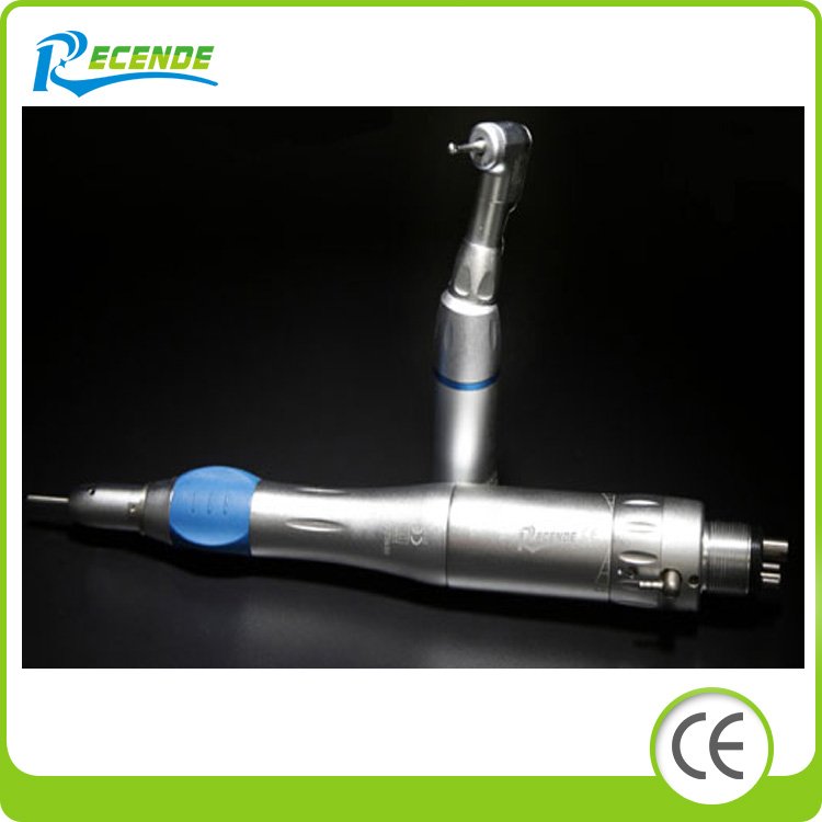 BL-05A External Single Spray Low Speed Handpiece Set Push Button Dental Air Motor Cantra Angle