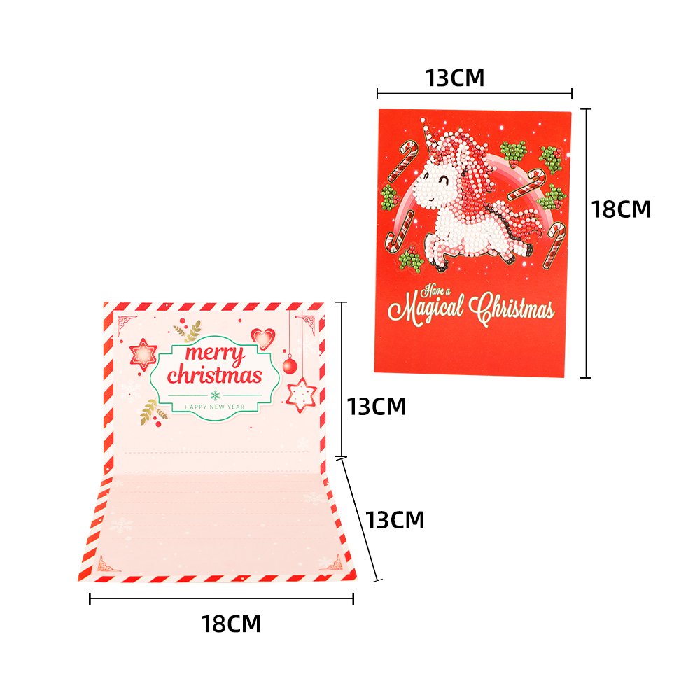 Wholesale holiday gifts diy diamond painting crafts handmade christmas greeting card