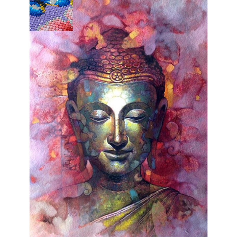 Religion buddha figure secnery diamond painting diamond art kit full drill crystal art diamond puzzles