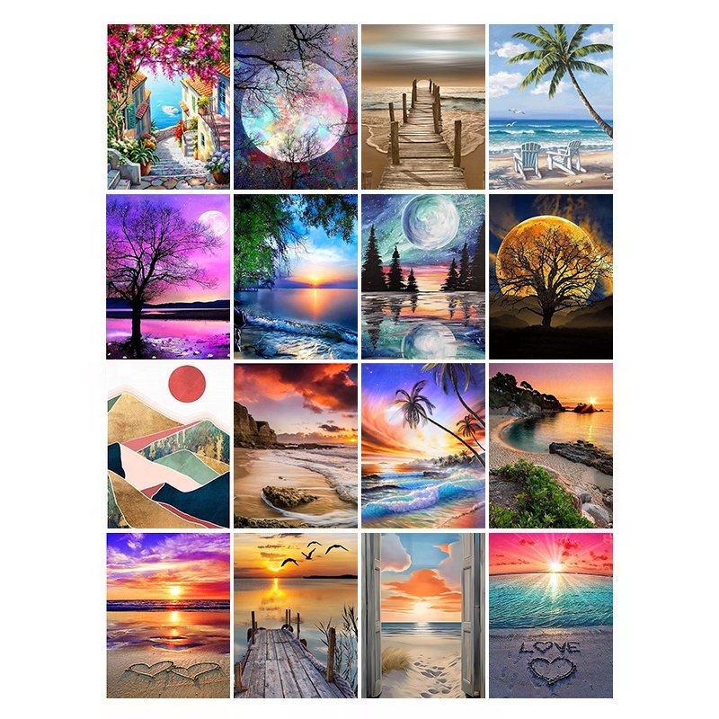 diamond beads for diamond painting 5d diy Diamond art Painting kits ab Drill Canvas Art Wall Decor set pintura de diamantes 5d