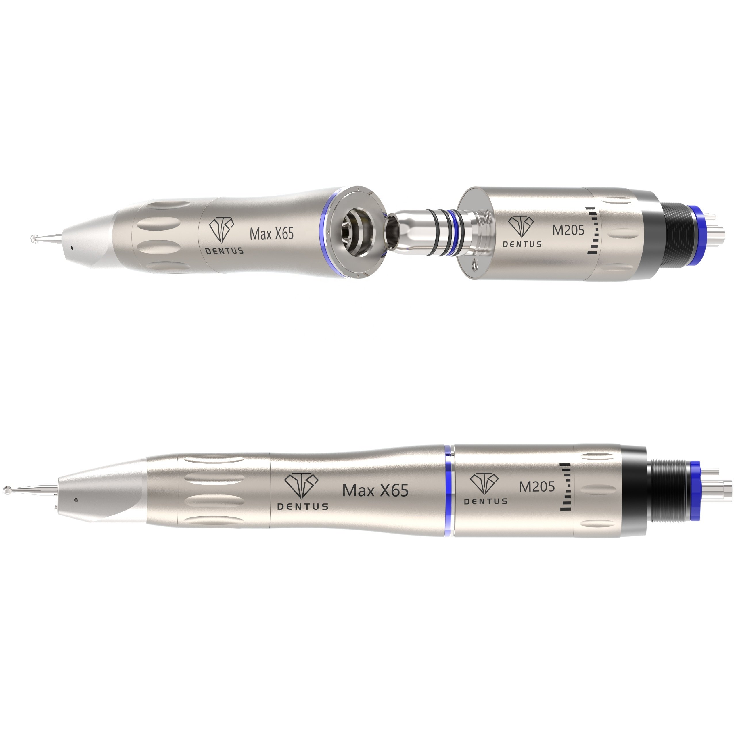 X65 1:1 direct drive dentistry contra micromotor handpiece against dental angle dental being handpiece without led light