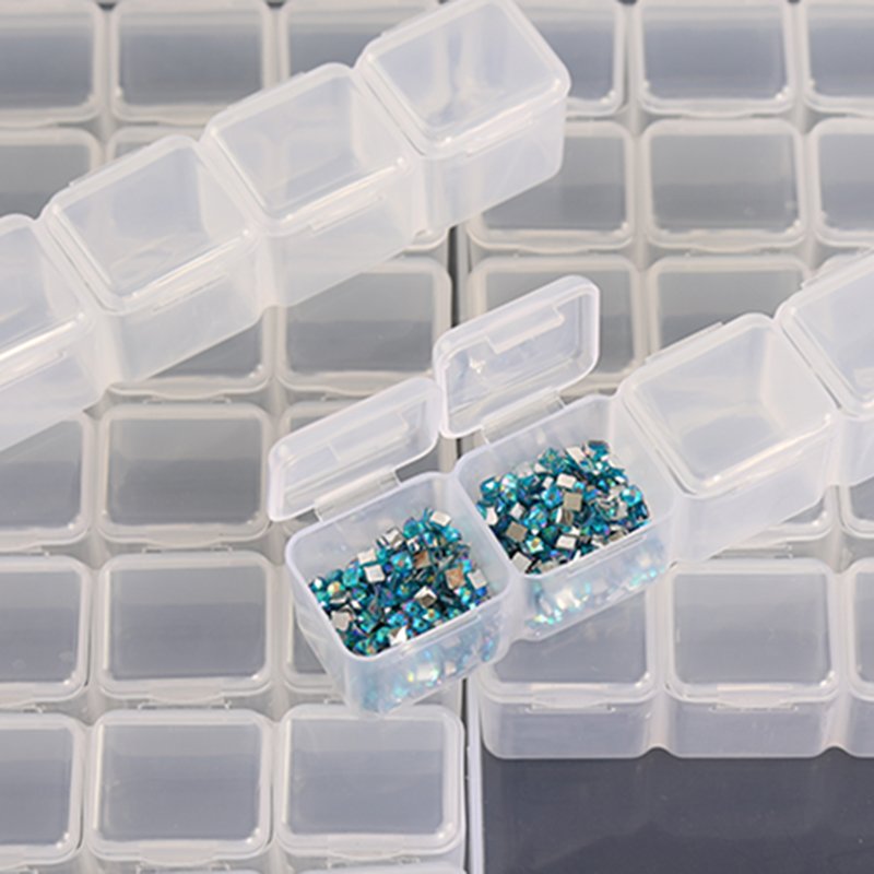 56 Grid Diamond Painting Storage Box 5d Round Square Beads Plastic Box Diamond Painting Accessories Storage Case