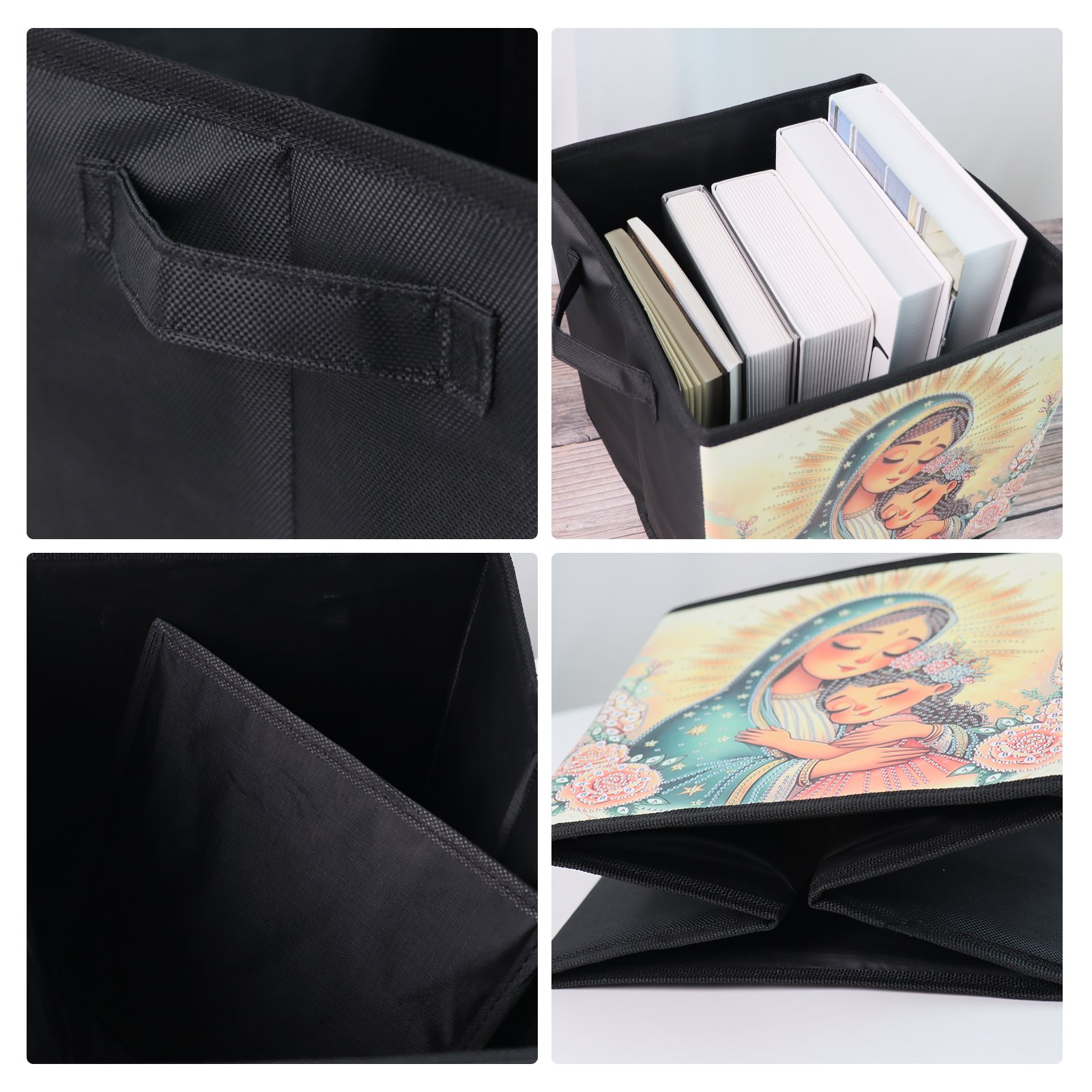 New Arrival Flower Purple Peacock Diamond Painting Storage bag
