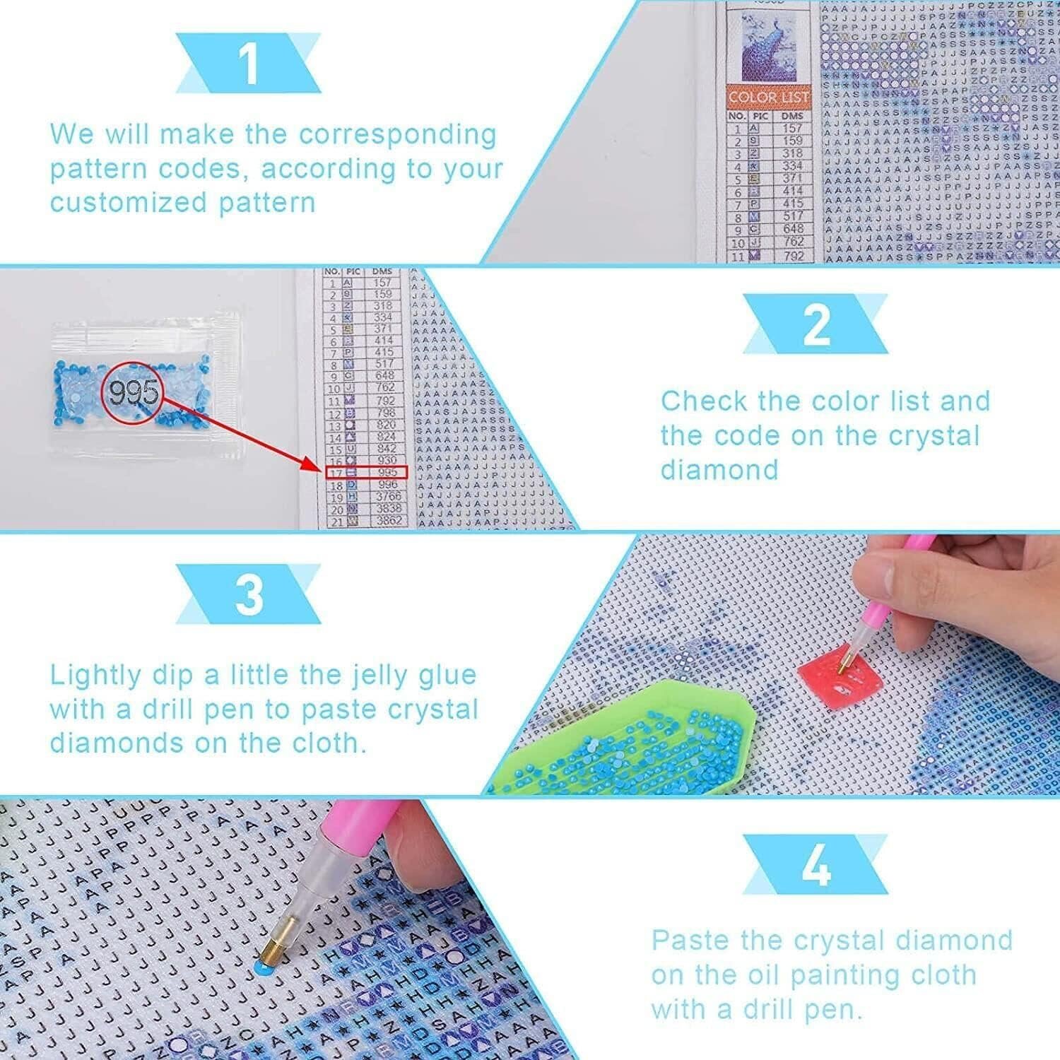 Adult Diamond Painting Set Art Flower 5D Diamond Dot Suitable for Home Wall Decoration paintings and wall arts