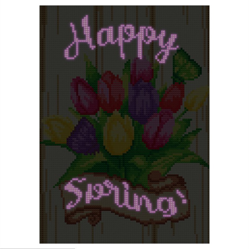 Customized Diamond Art for Home Wall Decor Flower Style DIY Hobby Craft Activities Creative Gift Luminous Diamond Painting