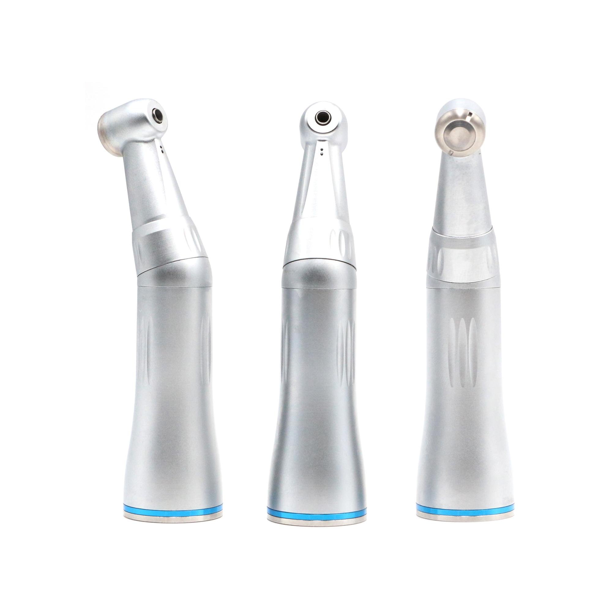 Inner water contral angle dental handpiece set with high speed led handpiece