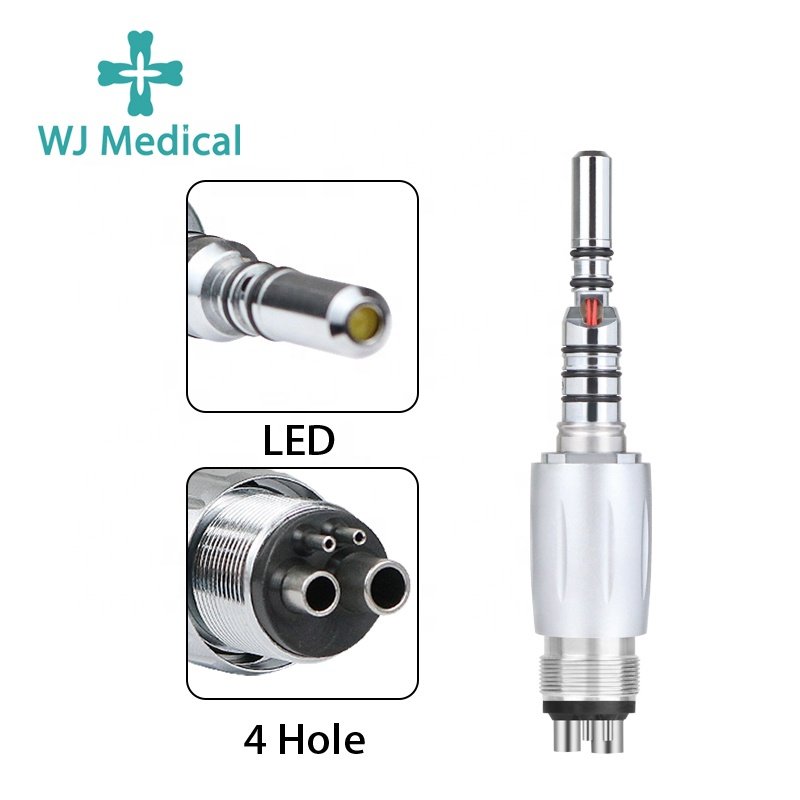 Star Point Vein Torque Head Push Button Fiber Optic High Speed Dental Handpiece With Fiber Optic Quick Coupling