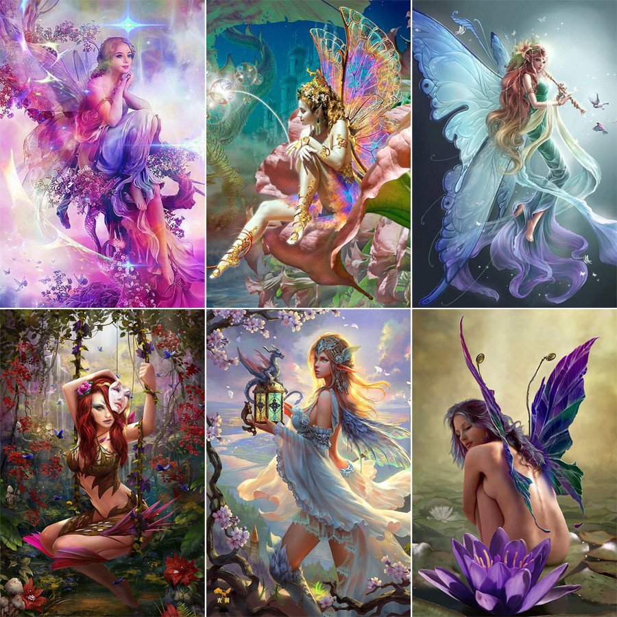 G-003 Drop Shipping Customized DIY Home Decor Art Decoration Cool Girl Painting Canvas Diamond Painting Manufacturer