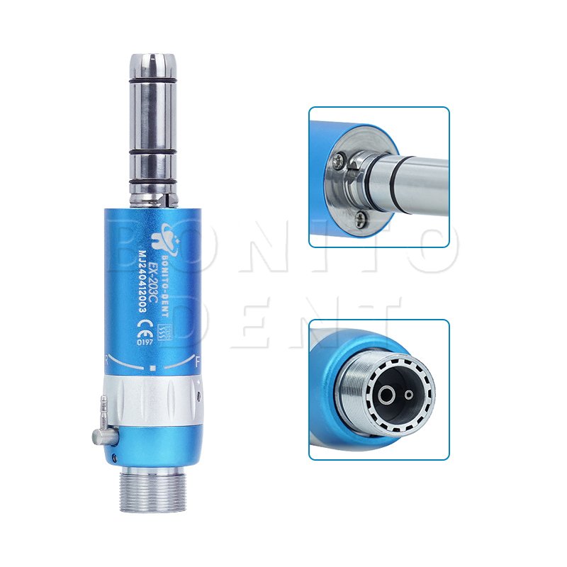 Dental handpiece contra angle external water spray slow speed dental handpiece air turbine motor tool kit