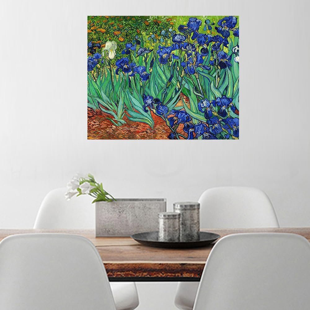 Adult Diamond Painting Set DIY Van Gogh Iris Flower Art 5D Painting Art Home Wall Decoration Painting aesthetic room decor