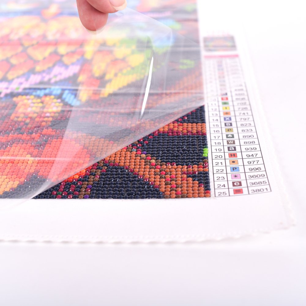 manufacturers wholesale DIY 40x50 full drill 5D square Animals diamond painting peacock