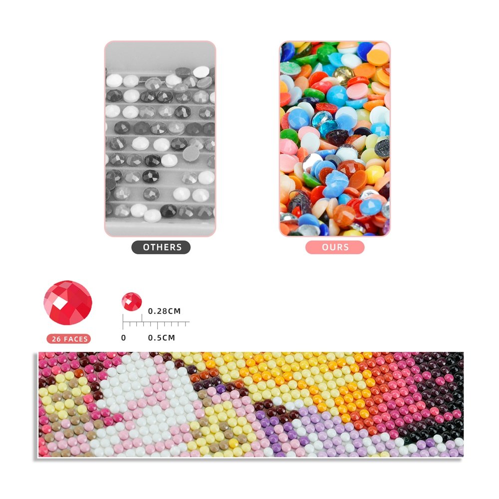 European Elegant Women Art Rhinestones Painting DIY Full Round Drills Diamond Dot Art Kits Canvas Portrait Paintings For Adults