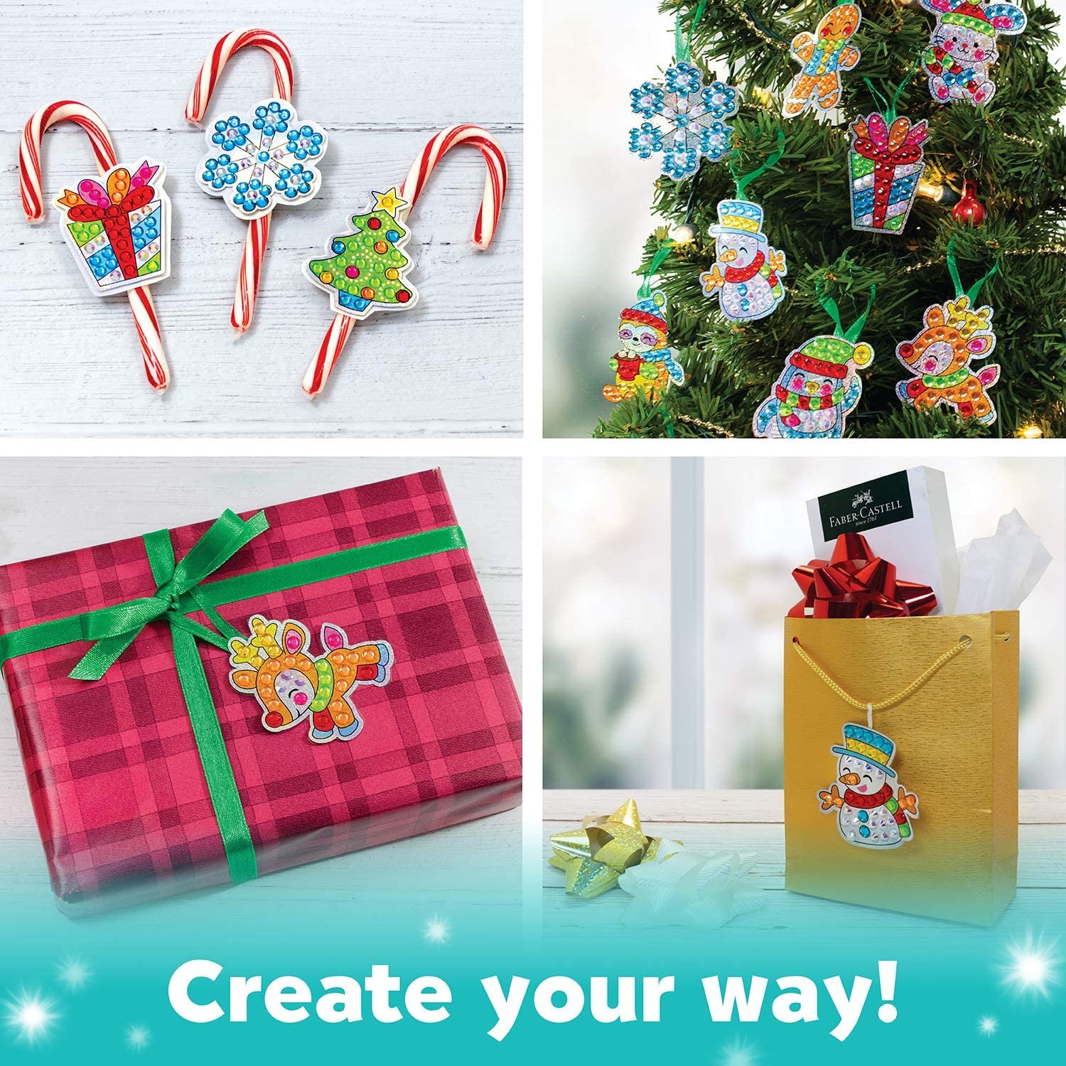 EBAYRO DIY Toys Diamond Sticker Custom DIY Diamond Painting Kit Sun Scratcher DIY for Kids