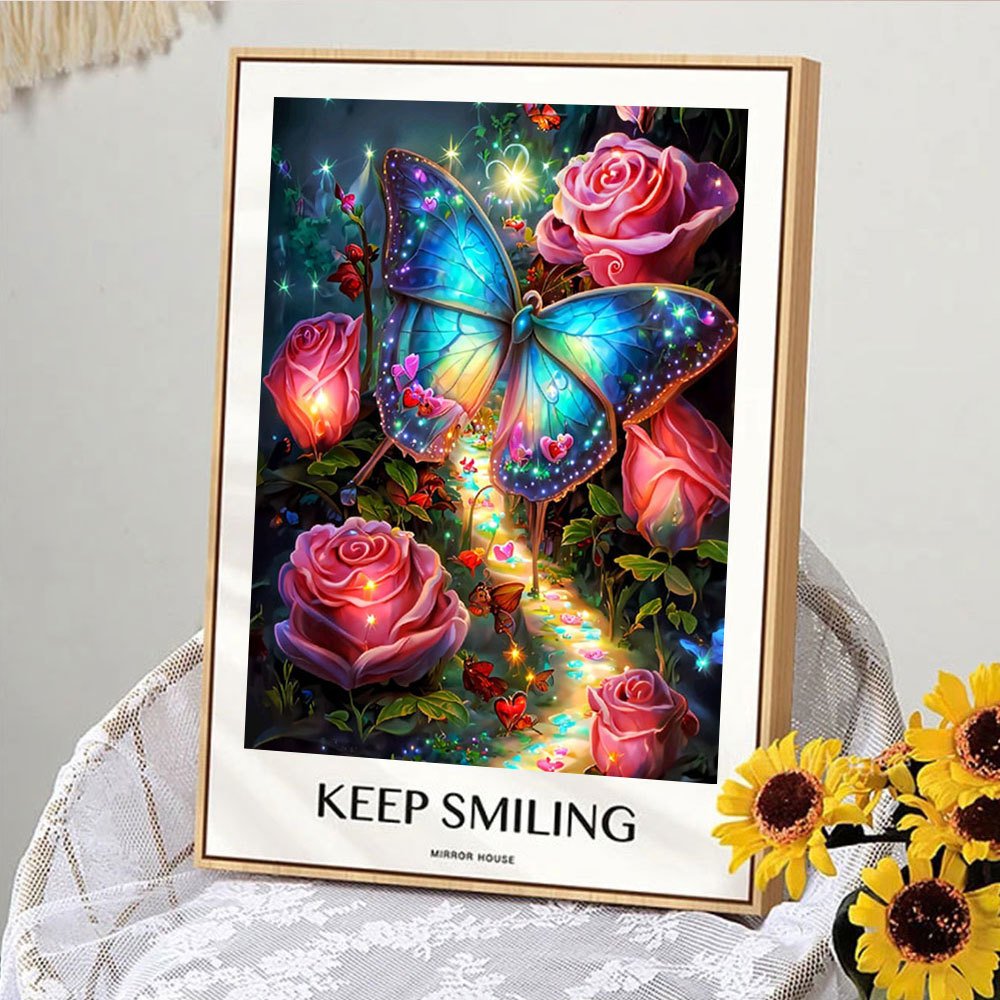 HUACAN Full Diamond Painting Butterfly 5d Diy Diamond Mosaic New Collection 2023 Animal Home Decor Wall Decor
