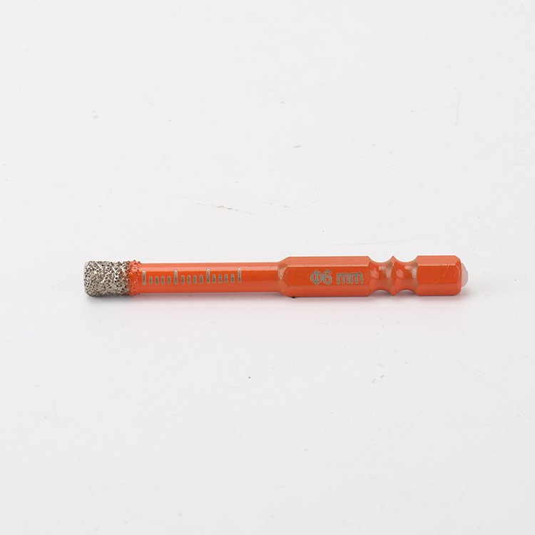 10Pcs/1Set Diamond Drill Bit 6mm Hexagonal handle vacuum brazing ceramic marble hole saw diamond tile hole opener sds drill bits