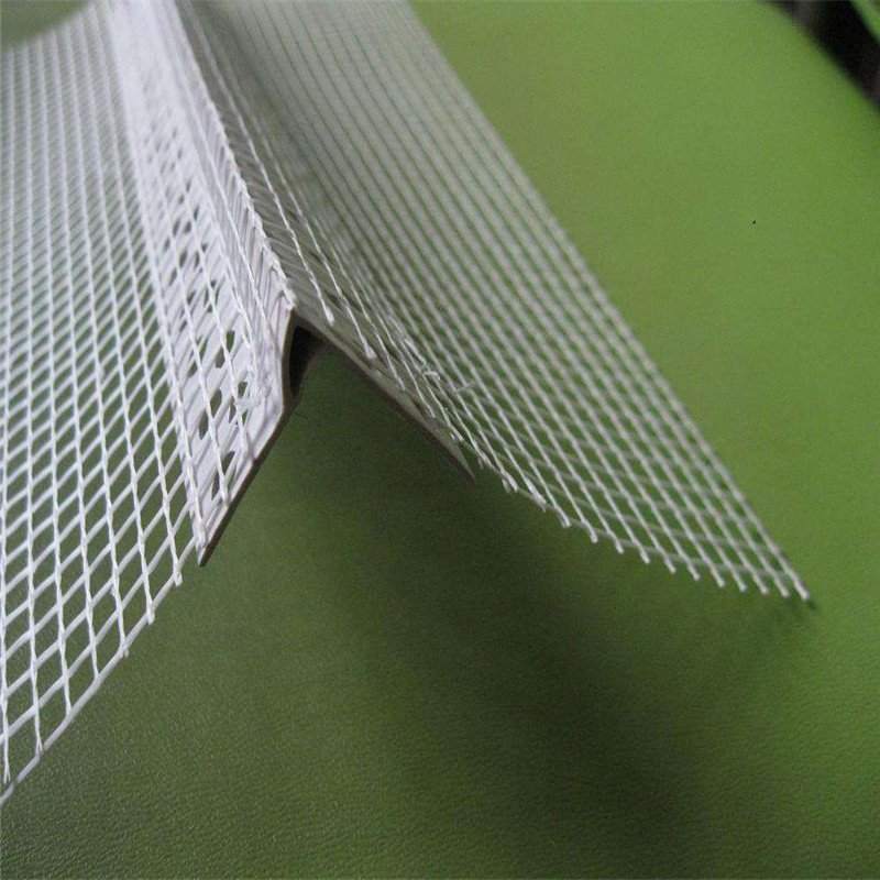 Hot sale factory building material drywall corner net lowest Price PVC corner bead with mesh
