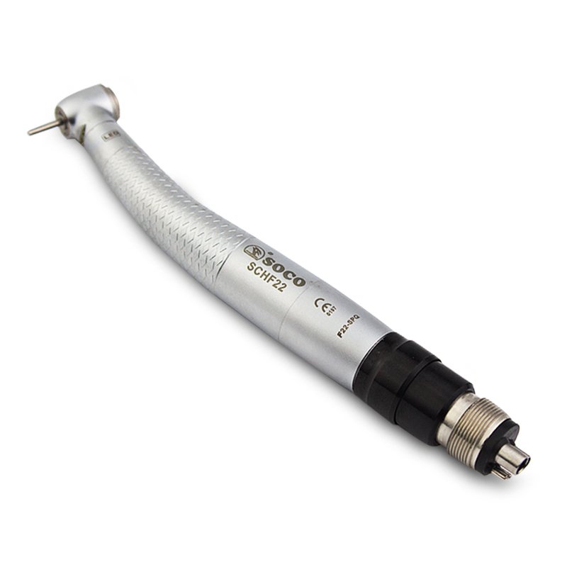 SOCO dental pneumatic turbine three jet type dental mobile phone with fiber optic generator