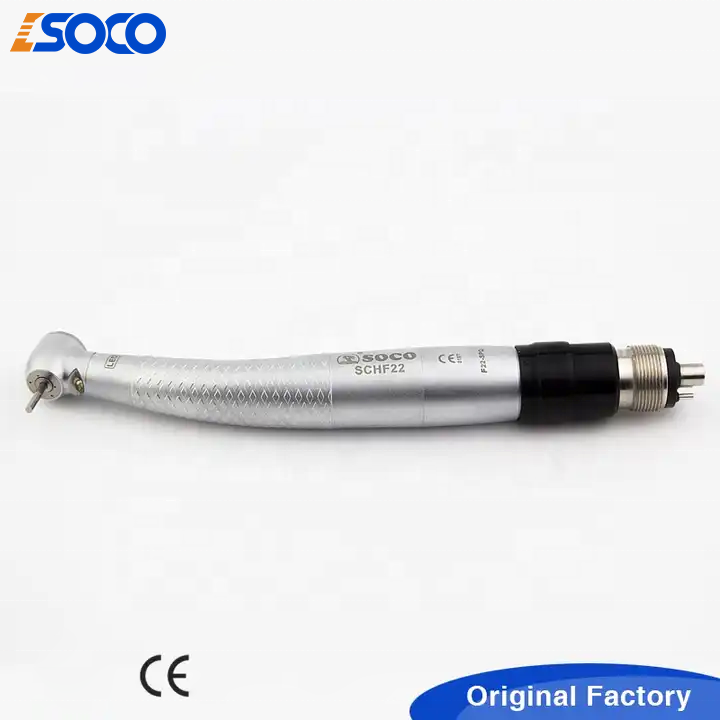 SOCO dental pneumatic turbine three jet type dental mobile phone with fiber optic generator