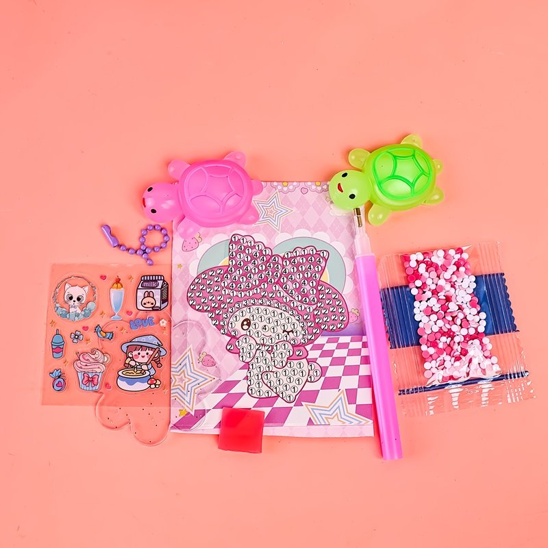 Wholesale Child Educational DIY Toy Framed Loach Turtle Dot Diamond Painting Kit Diamond Art Kit