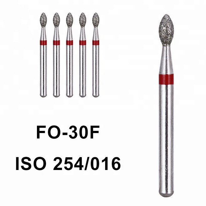 Anteeth High Cutting Force Dental High Speed Handpiece Burs BR BC TR FG Round Dental Diamond Burs