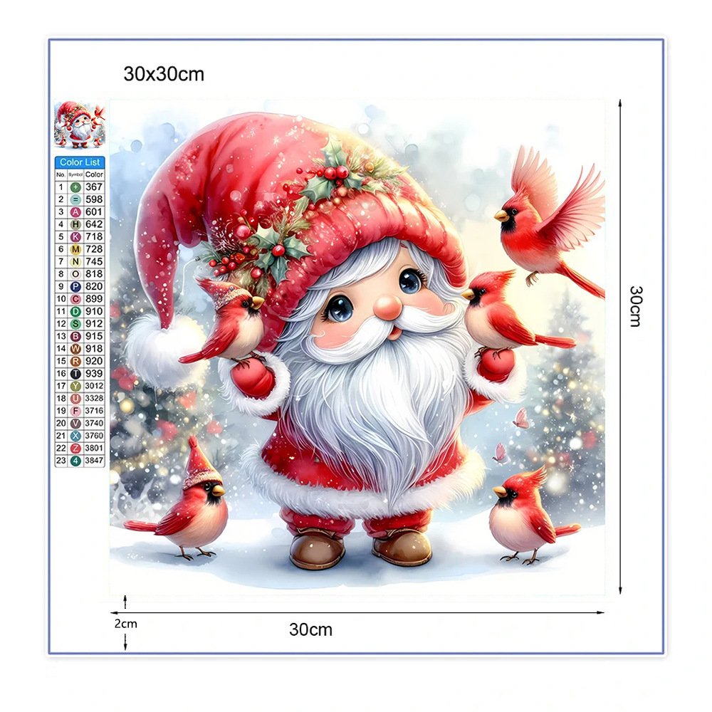 Diamond Painting Handmade Cute Christmas Snowman Theme Living Room Diamond Decoration Painting