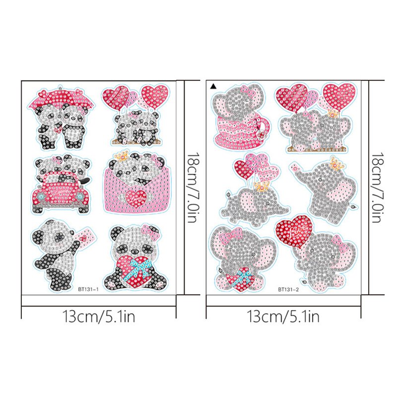 Diamond Painting Stickers Kits for Kids Gem Paint by Numbers Diamonds Arts for Boys and Girls DIY unicorn kit with Dots