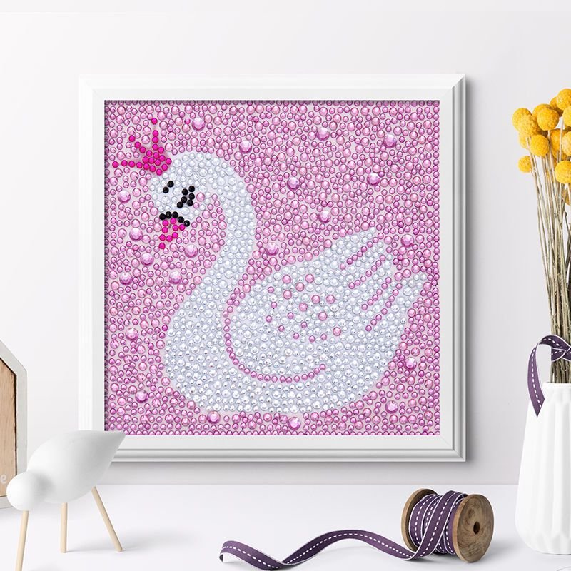 Factory Hot Sales Mini Diy Shimmer Colored Diamond Painting Kits Round Drill Animal Floral Size Screen Can Be Customized