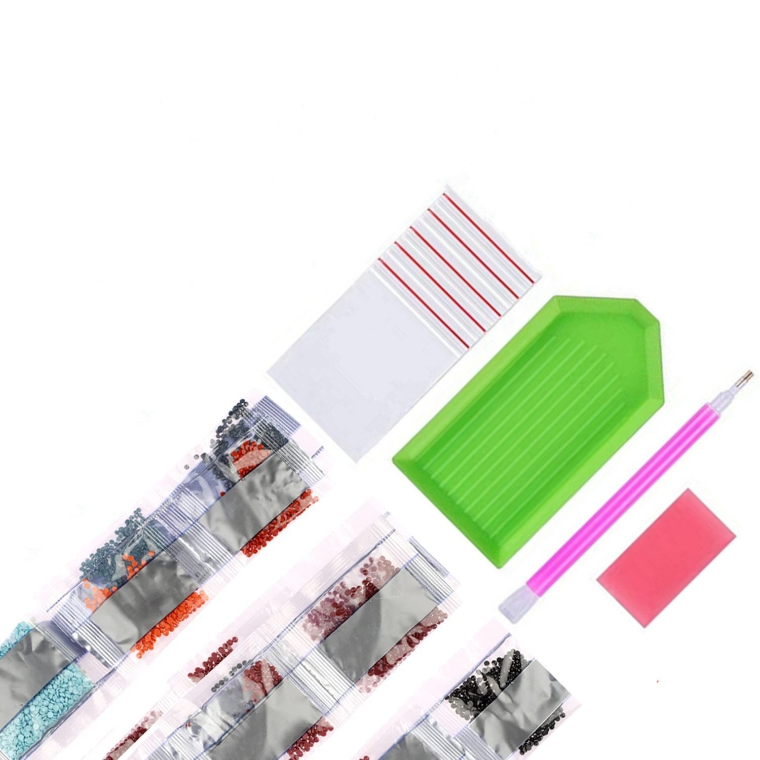 Factory Hot Sales Mini Diy Shimmer Colored Diamond Painting Kits Round Drill Animal Floral Size Screen Can Be Customized