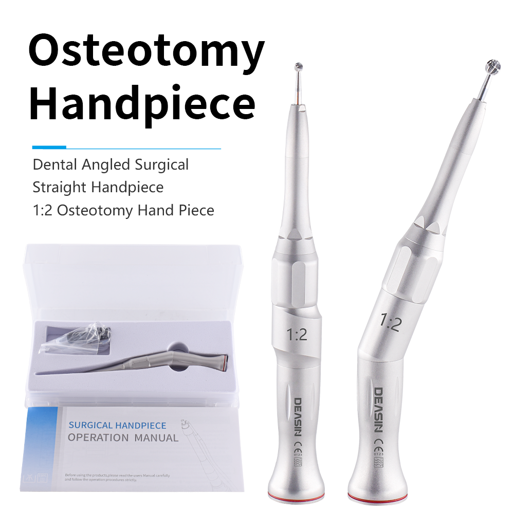 Dental Angle Implant Handpieces 1: 2 Increasing speed Straight Micro Motor Contra Angle Straight Slow Speed Surgical Handpiece