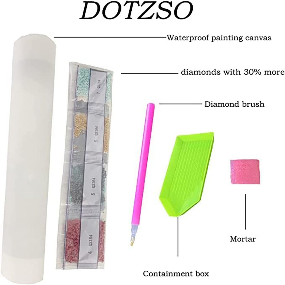 Diamond painting art landscape DIY5D lakeside scenery painting round diamond art home wall decoration gift bedroom accessories