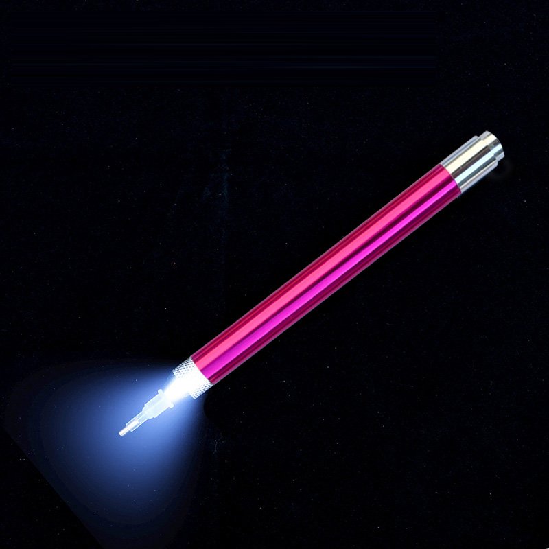 Wholesale Diamond Painting Tools LED Lighting Pen Diy Diamond Embroidery Accessories Point Drill Pen 3A Battery-powered 18cm