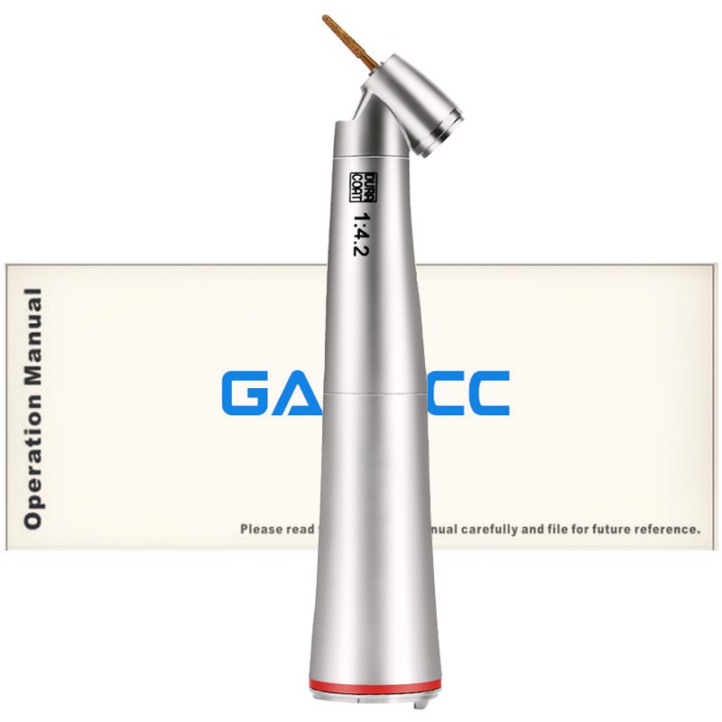 45 degree led high speed dental surgical handpiece with Led Fiber Optic 1:4.2 micro motor handpiece
