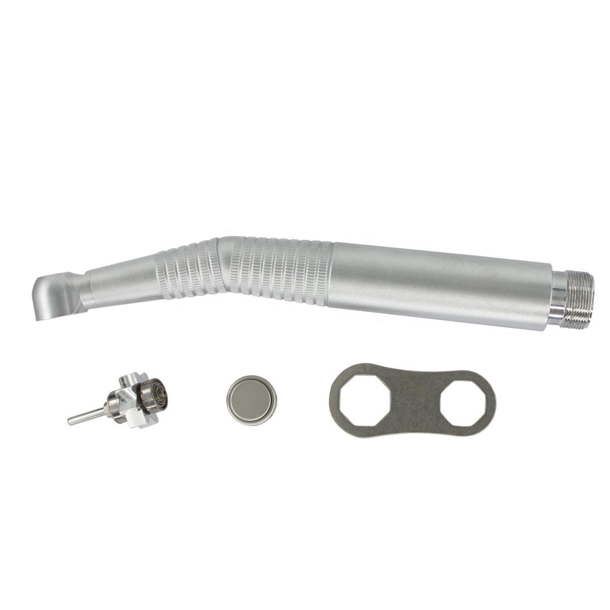 Hot Sale Dental LED Turbine Handpiece with E-Generator Include Inner Spray Low Speed Handpiece kit Contra Angle Air motor