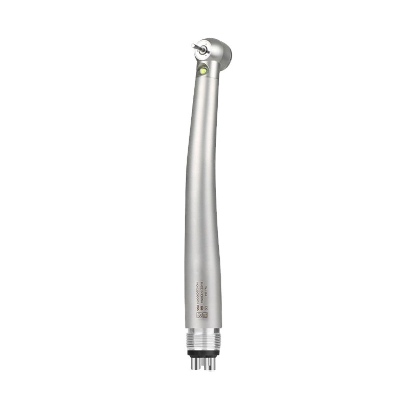 LED Sliver Body And Creamic Bearing Twill Sliver Led Stainless Steel High Speed Dental Handpiece