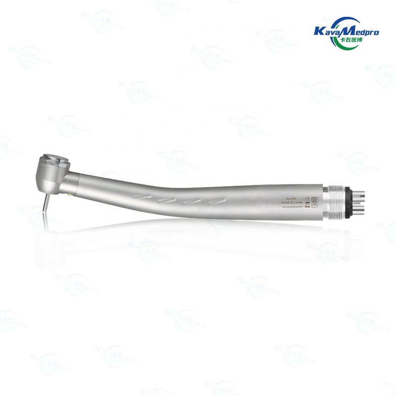 LED Sliver Body And Creamic Bearing Twill Sliver Led Stainless Steel High Speed Dental Handpiece